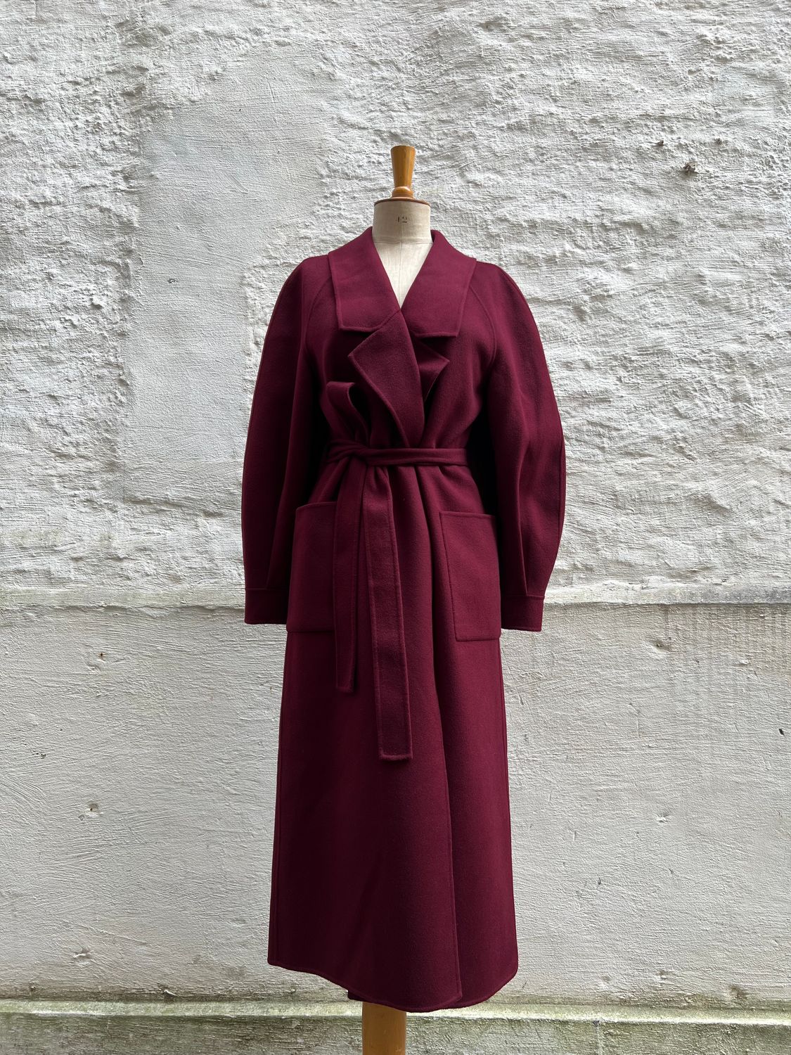 CO5 Coat - burgundy ALICIA AUDREY