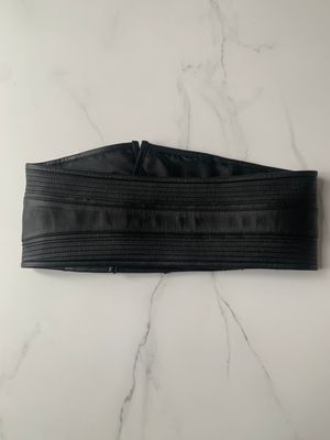 Black Leather Belt AVDW