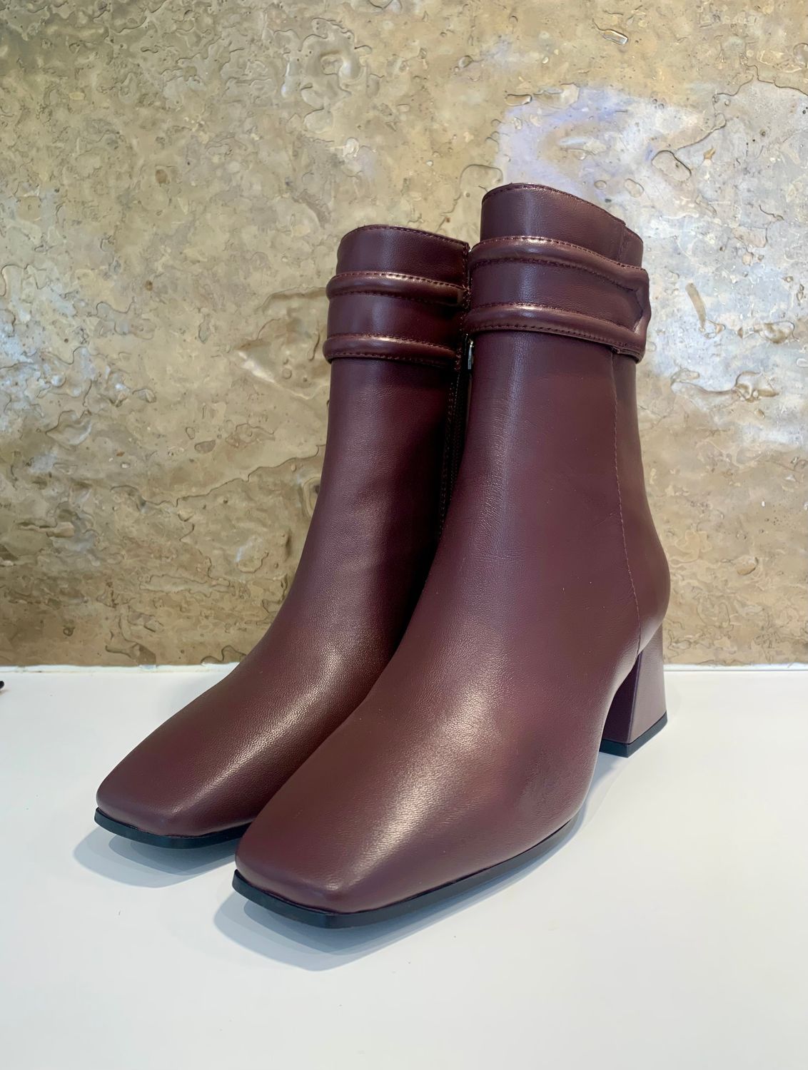 Burgundy Boots BIBI LOU