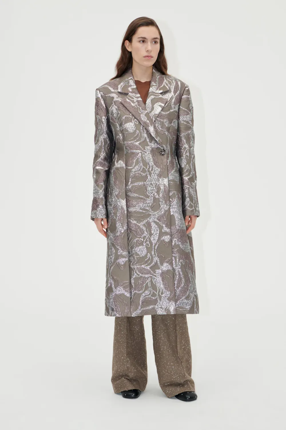 Long Sleeve Straight Coat STINE GOYA