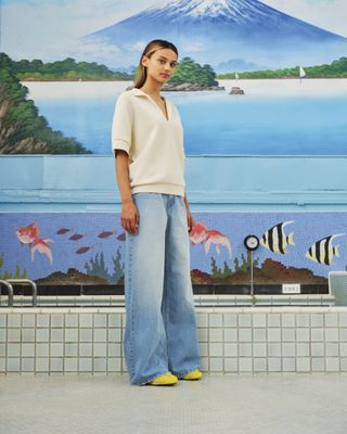 Woody pants jeans - light blue SEA ME HAPPY