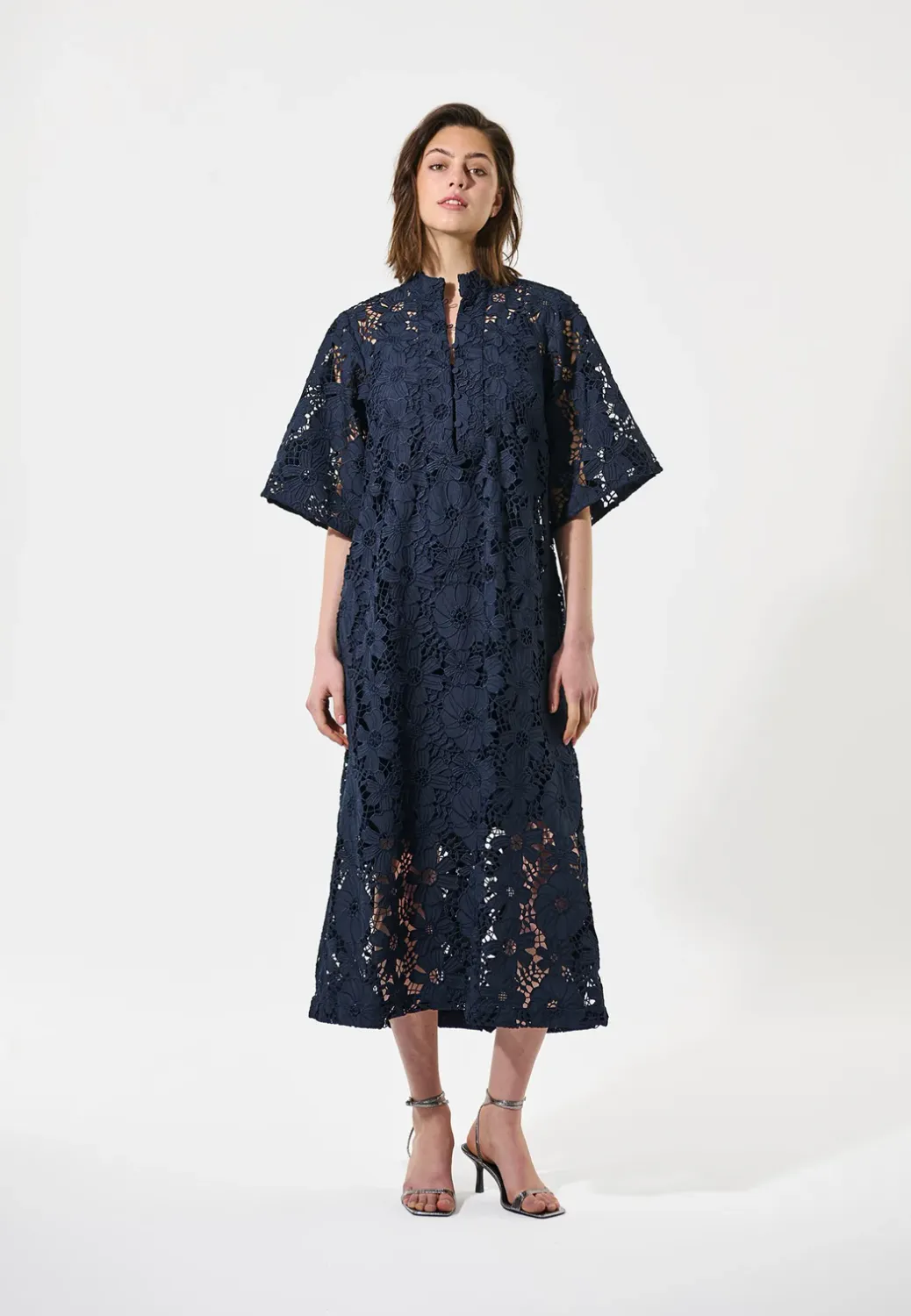 Silledea NS dress with placket - imperial DEA KUDIBAL