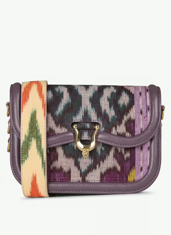 Sac Mini Manon Tissu Moon Purple CLARIS VIROT