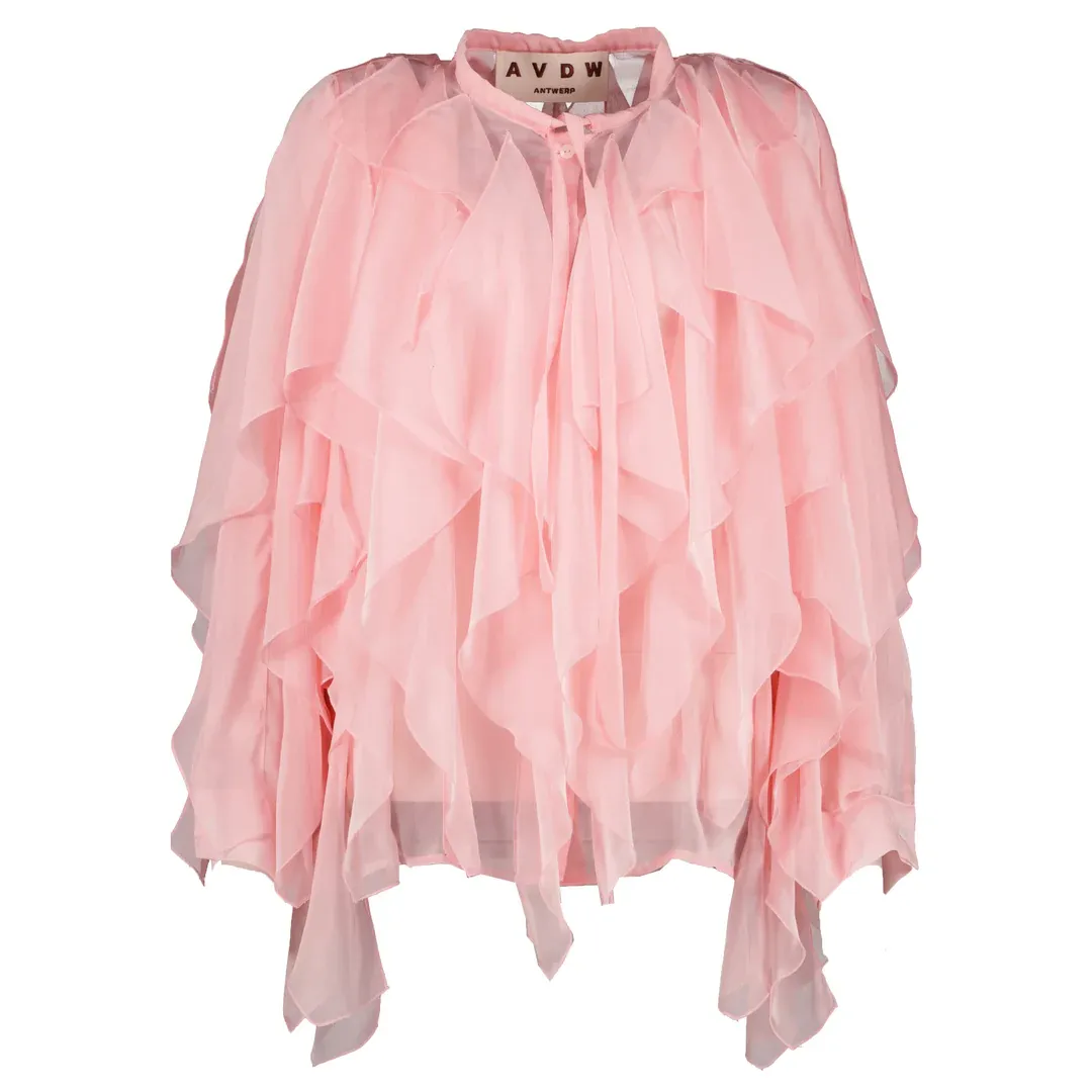 RUFFY SHIRT PINK AVDW