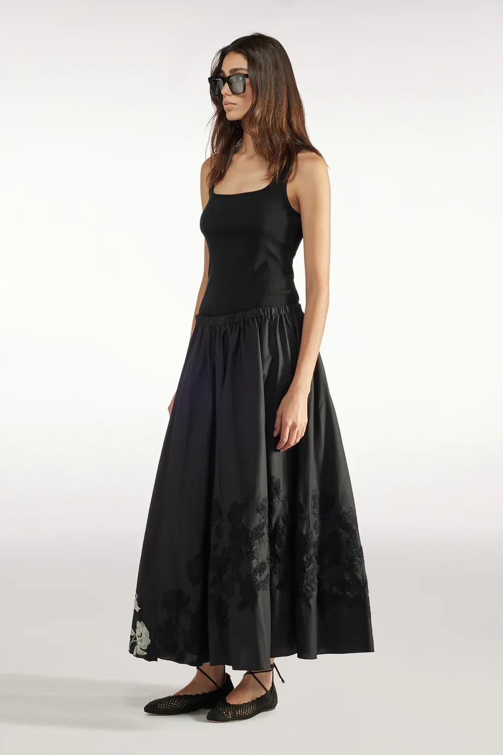 Alda Skirt Embroidered LIVIANA CONTI