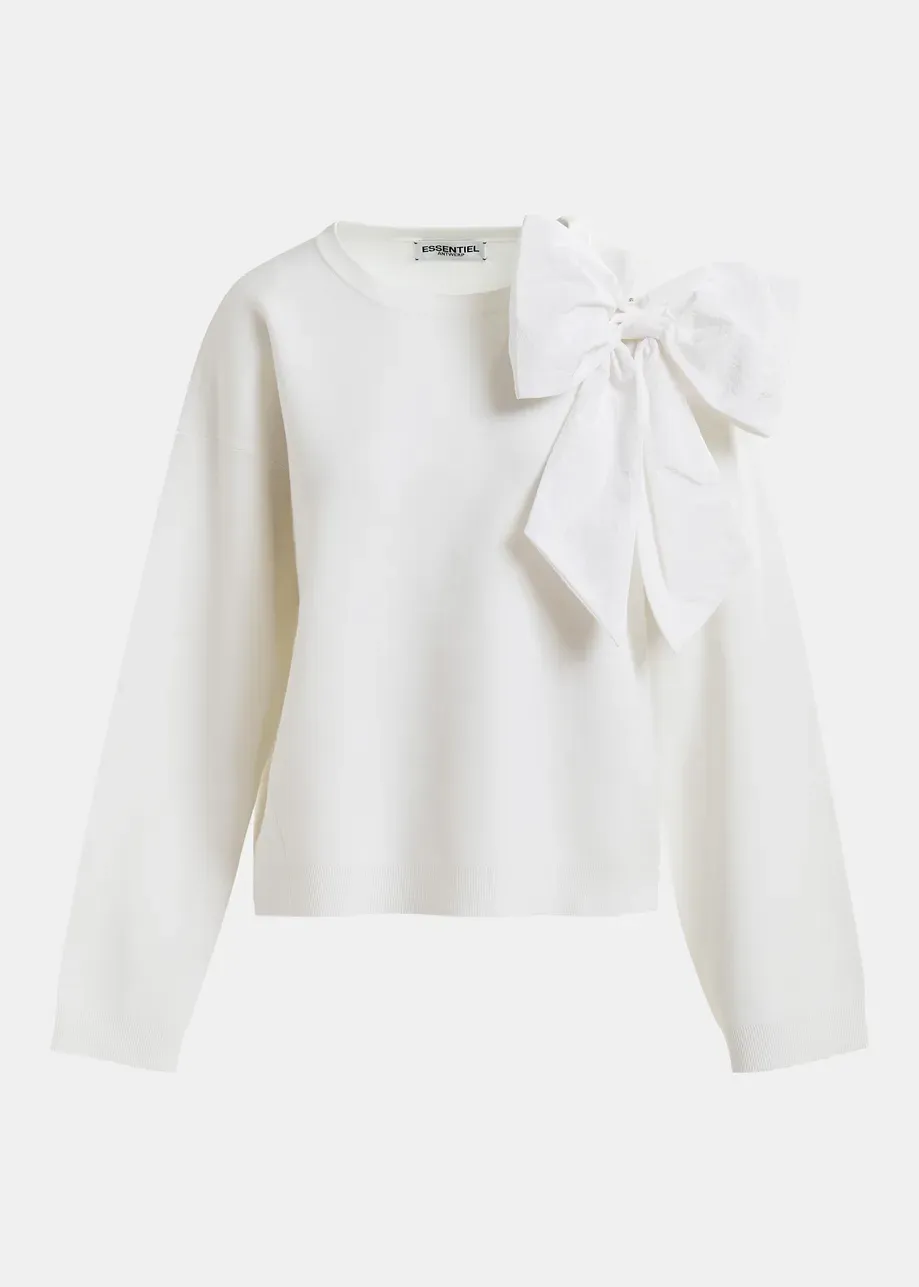 Hoslo Pullover - white ESSENTIEL
