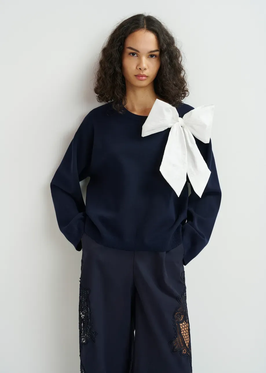 Hoslo Pullover - navy ESSENTIEL