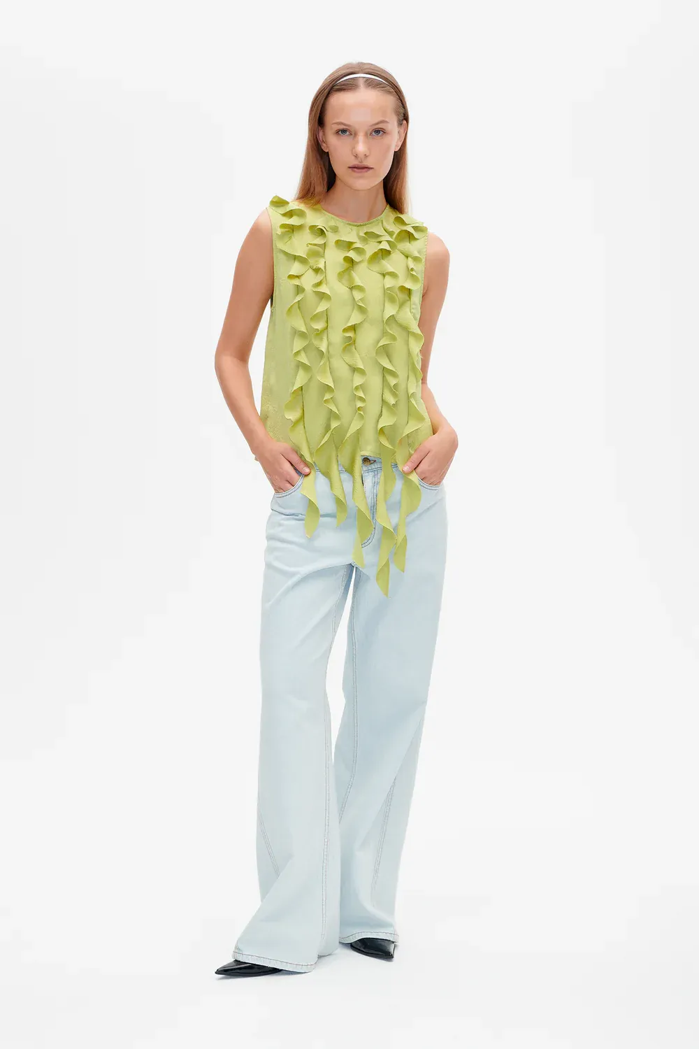 MAVI blouse  - dark citron BAUM