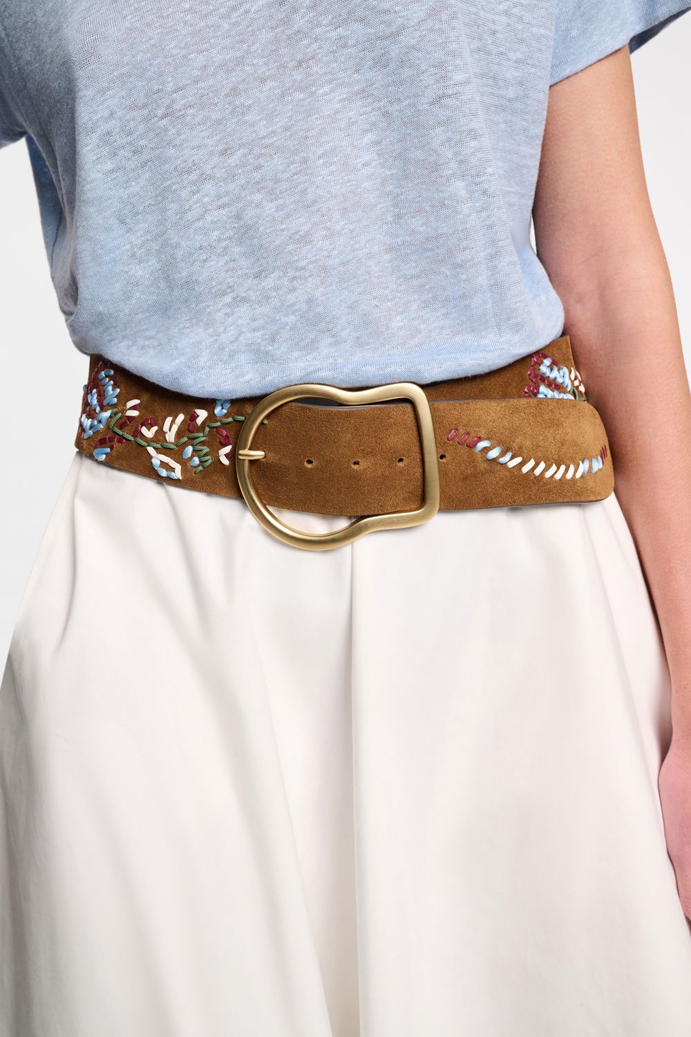 Suede Sensation flower belt DOROTHEE SCHUMACHER