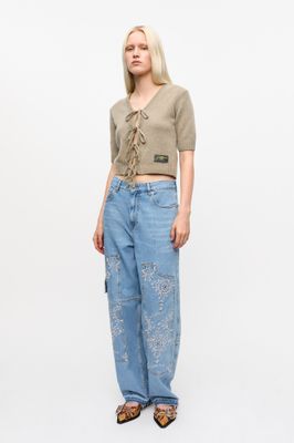 Broderie Anglaise Carpenter Pants GANNI
