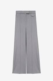 VAGRAS Pantalon - grey stripes MARGAUX LÖNNBERG