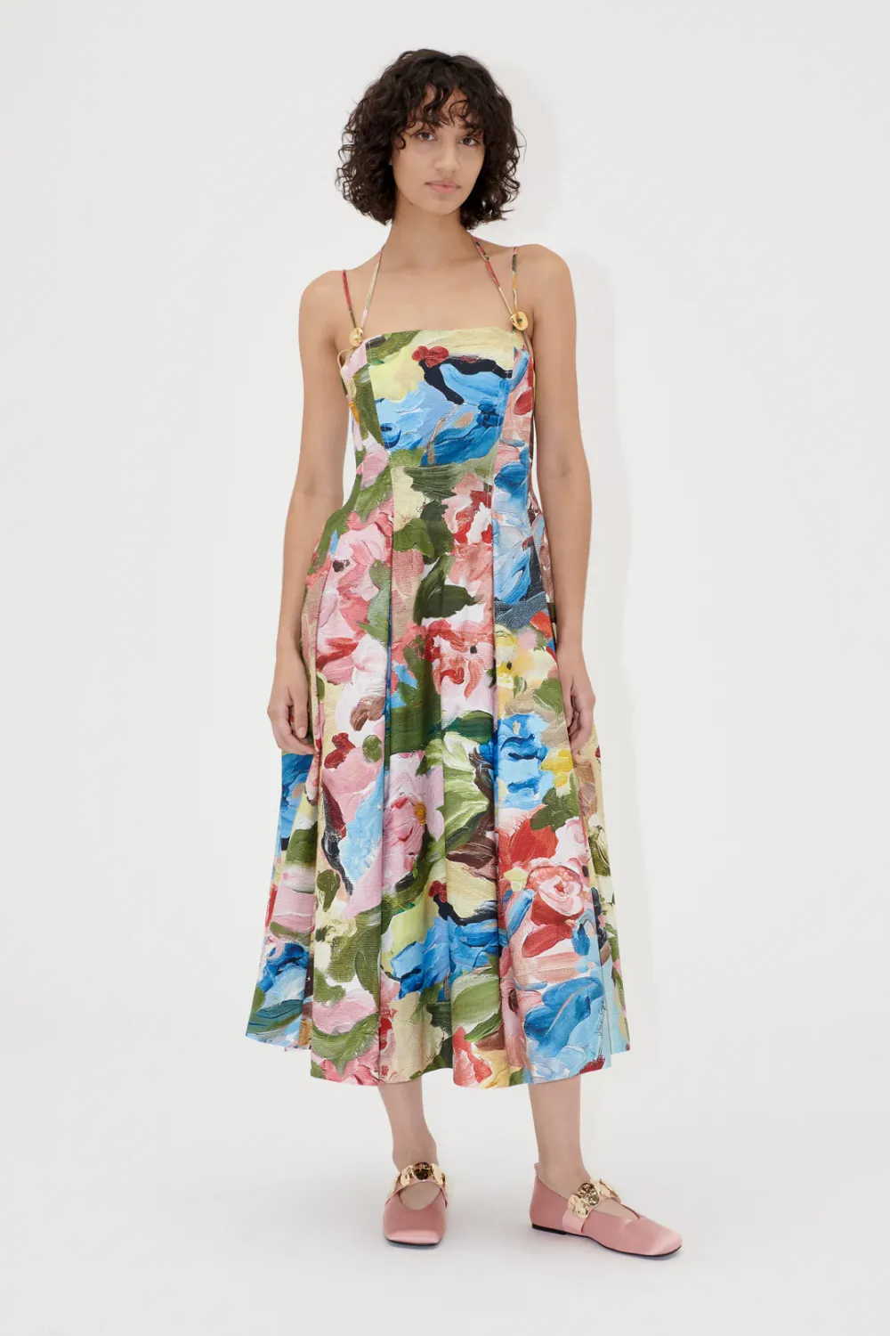 HIGH VOLUME DRESS - midweight cotton STINE GOYA