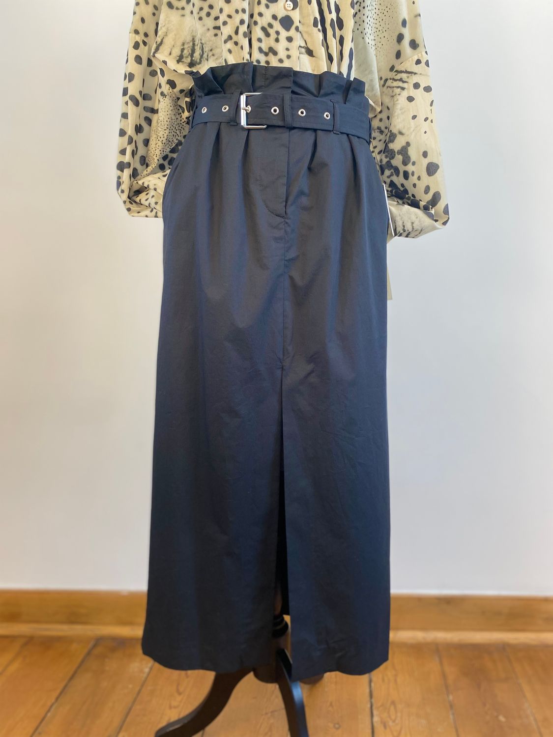 Seaches long skirt - black DRIES VAN NOTEN
