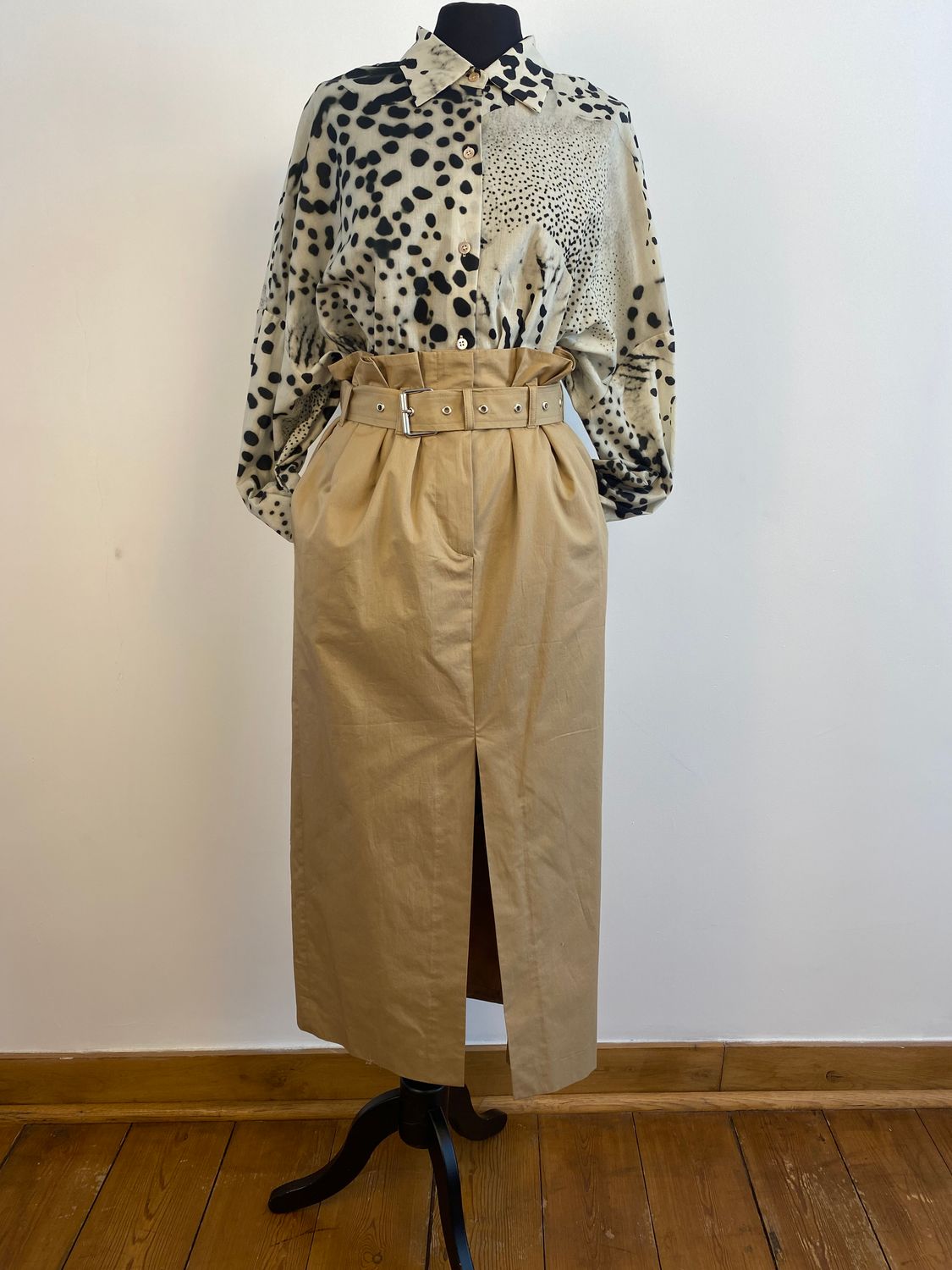 Seaches long skirt - beige DRIES VAN NOTEN