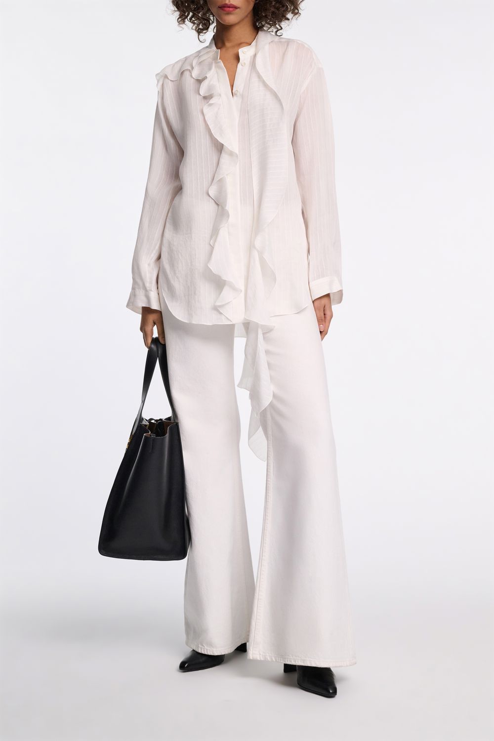 SOFT STRIPES BLOUSE - pure white DOROTHEE SCHUMACHER