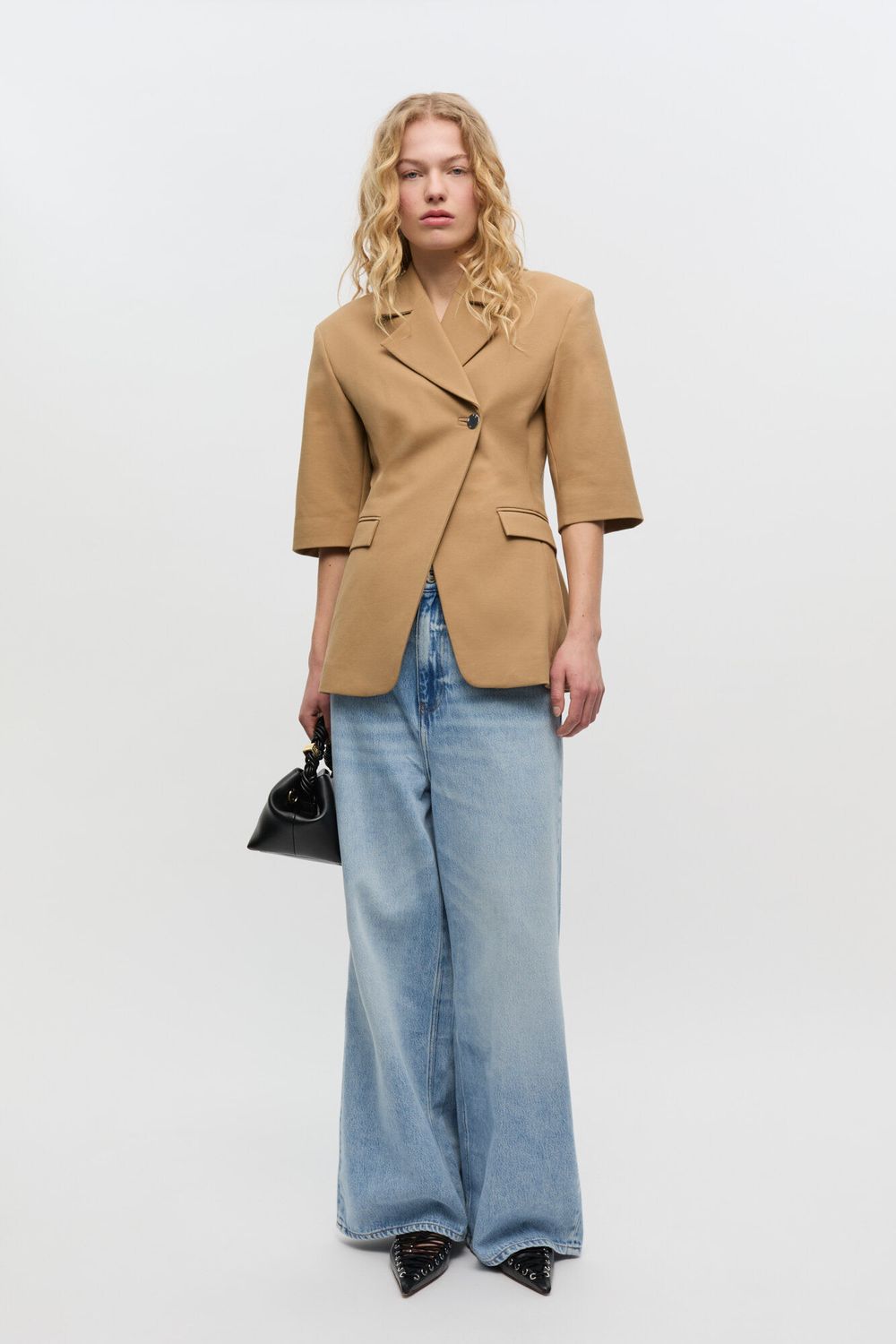 Soft Rigid Denim Baggy Jeans GANNI