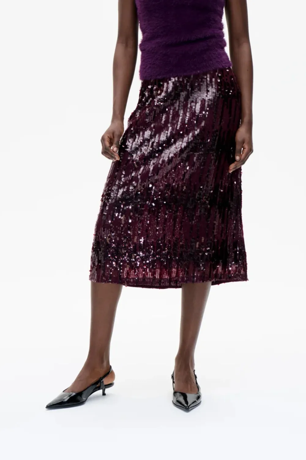 JAINO Skirt - dark plum perfect BAUM UND PFERDGARTEN