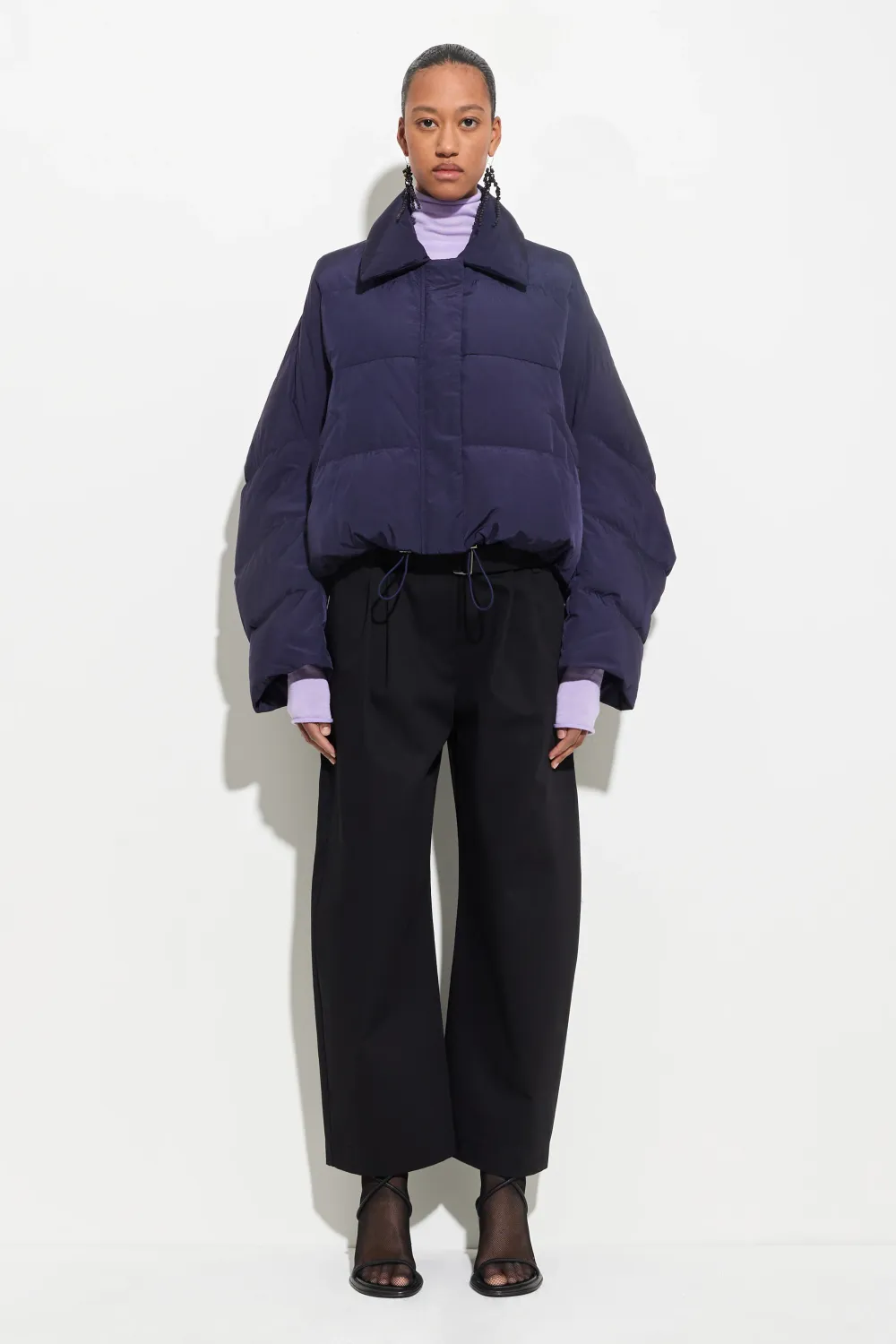 JANI puffer coat - navy CHRISTIAN WIJNANTS