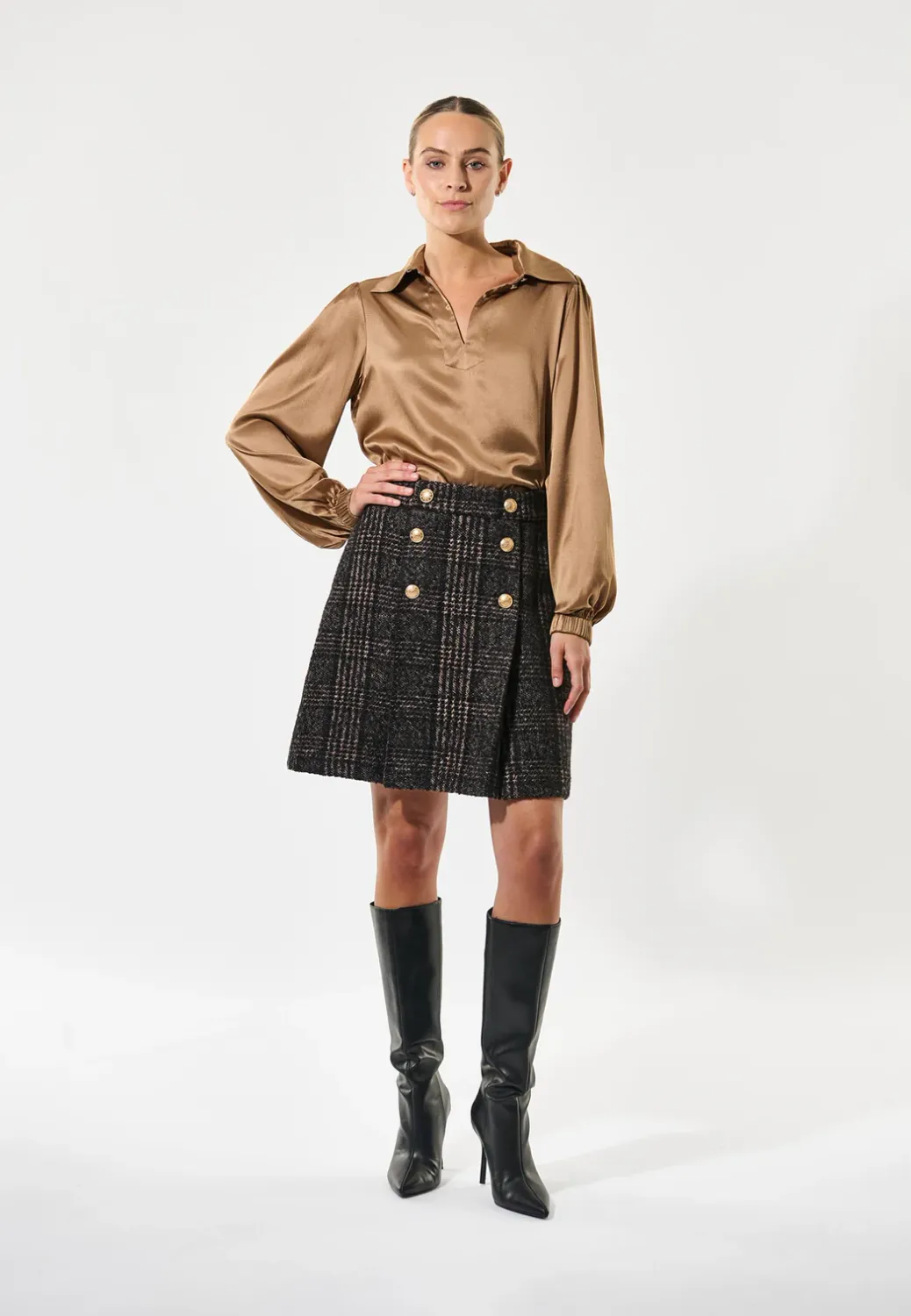 Patriziadea skirt with buttons DEA KUDIBAL