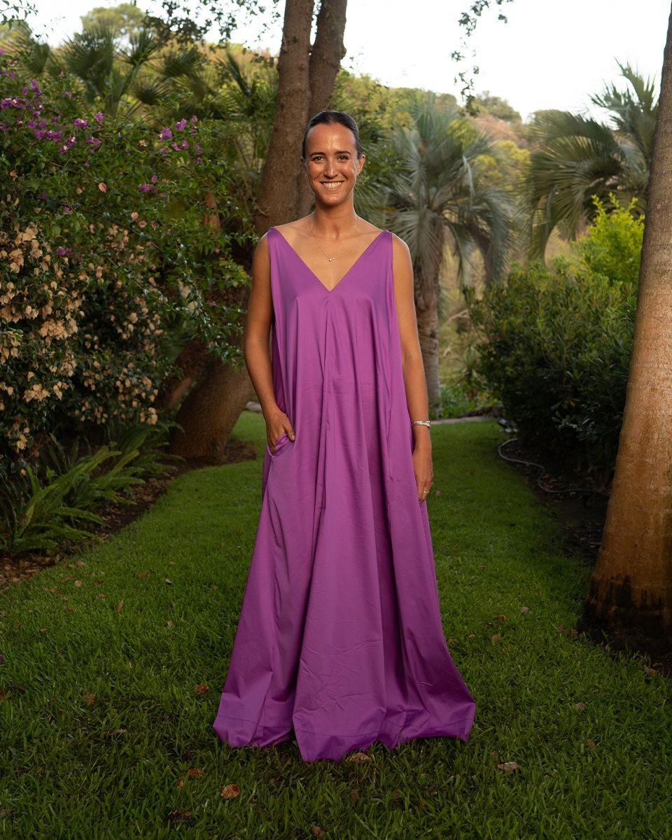 Jill dress cotton satin SEA ME HAPPY