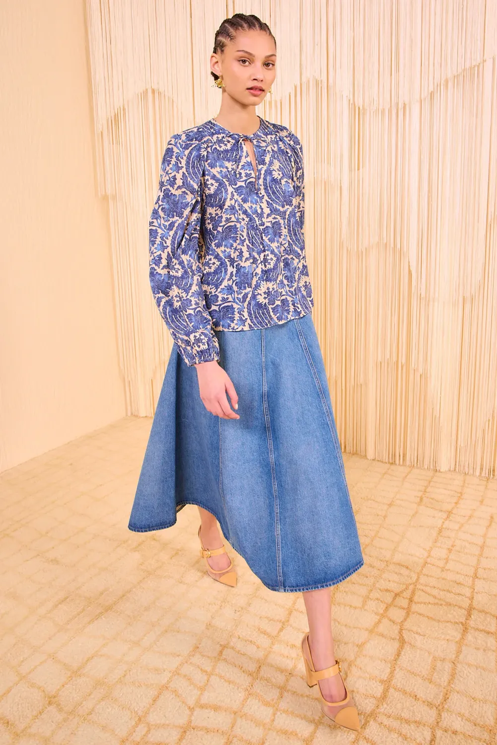 Brea Long Sleeve Blouse ULLA JOHNSON