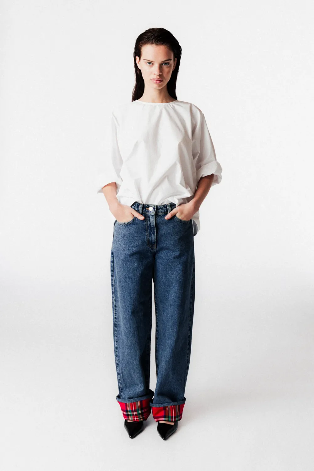 Moore Cotton Top - white JOHNY