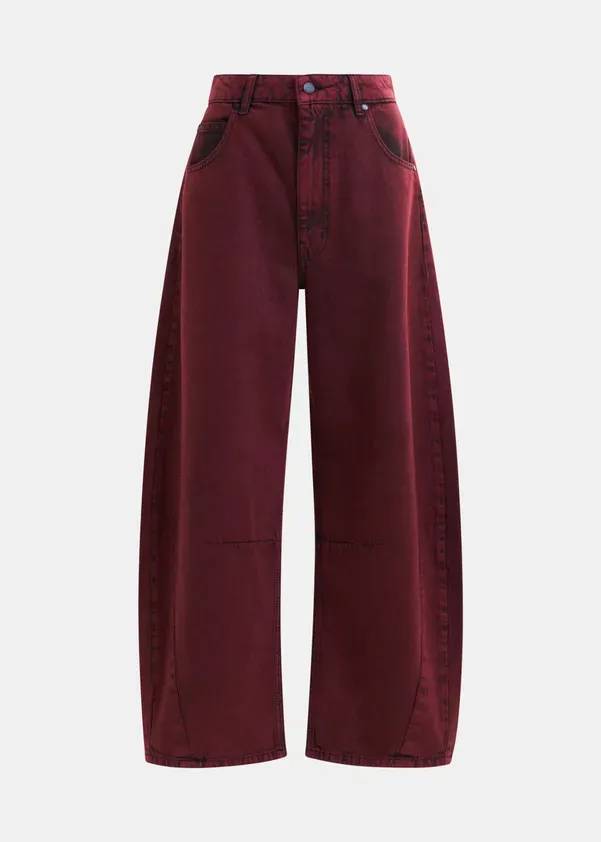 Impressive jeans - burgundy ESSENTIEL