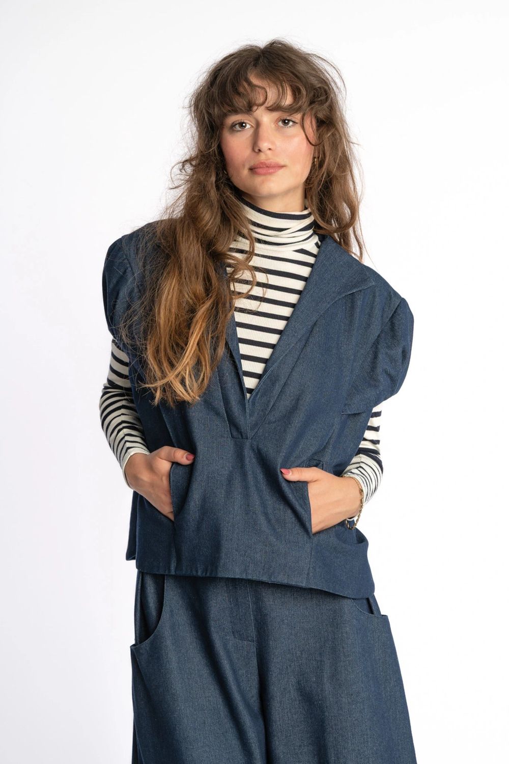 Aiko jacket -indigo denim STEF SERIES