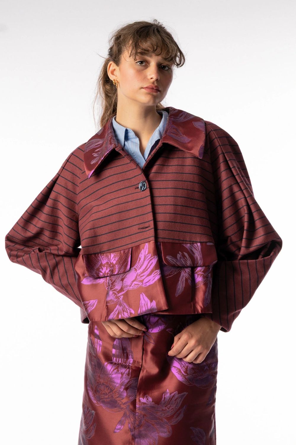 Abel jacket - burgundy STEF SERIES