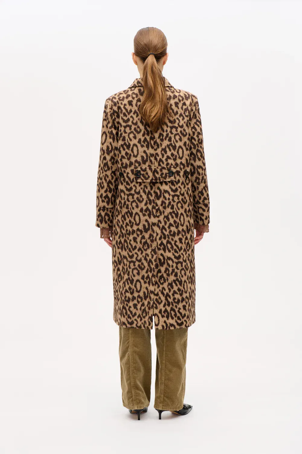 Dixie Coat - wool camel leopard BAUM UND PFERDGARTEN