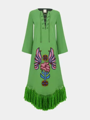 Onyx Dress Green PAULA
