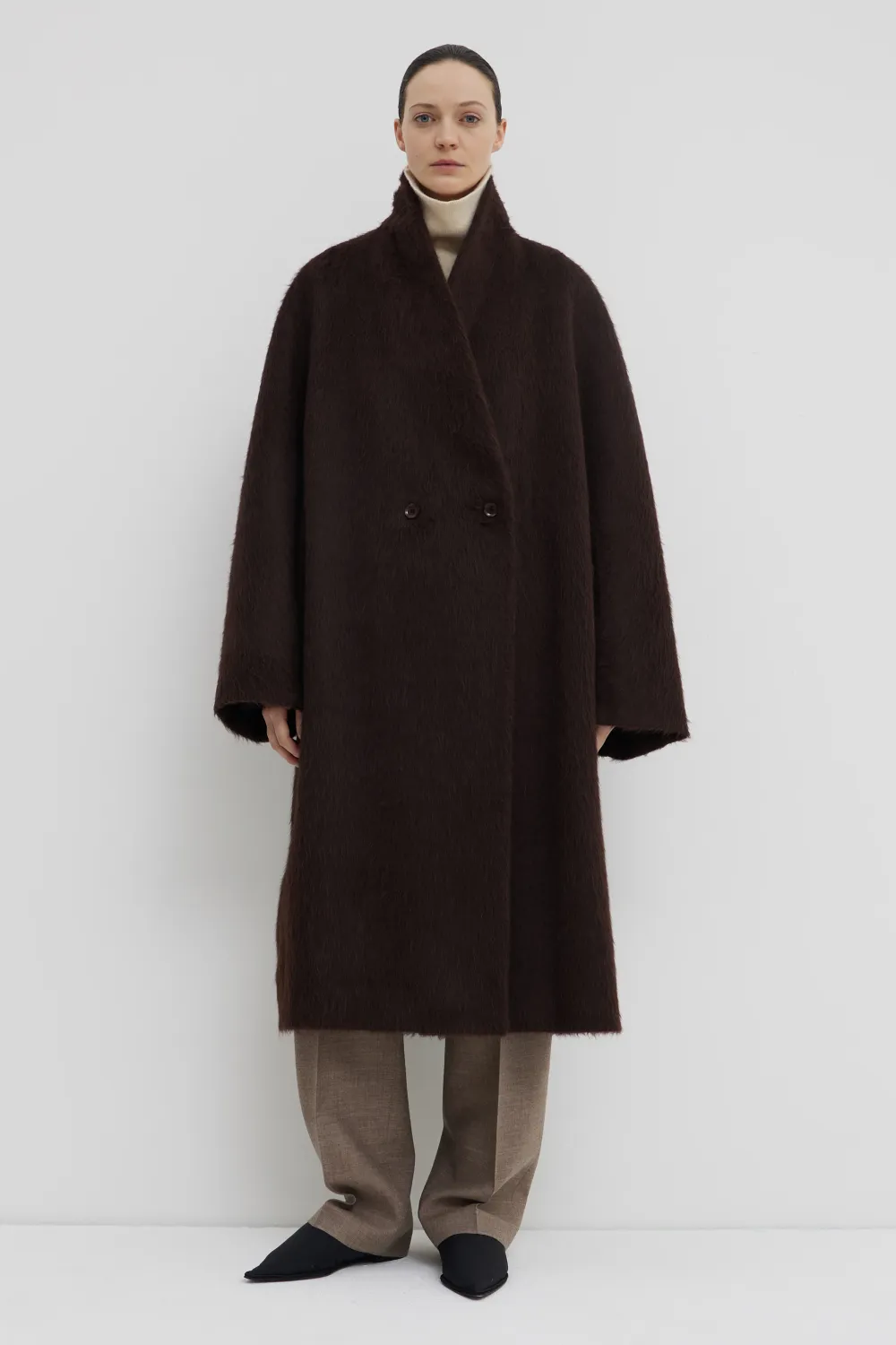 Caparis Coat - dark chocolate CHRISTIAN WIJNANTS
