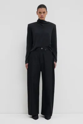Puriaz jeans - black denim CHRISTIAN WIJNANTS