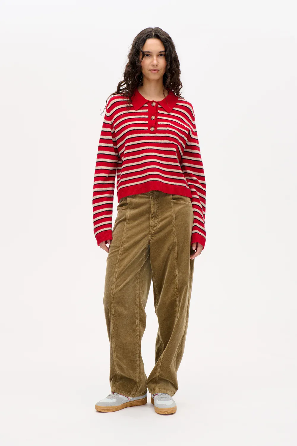 Cori Sweater - crimson red BAUM UND PFERDGARTEN