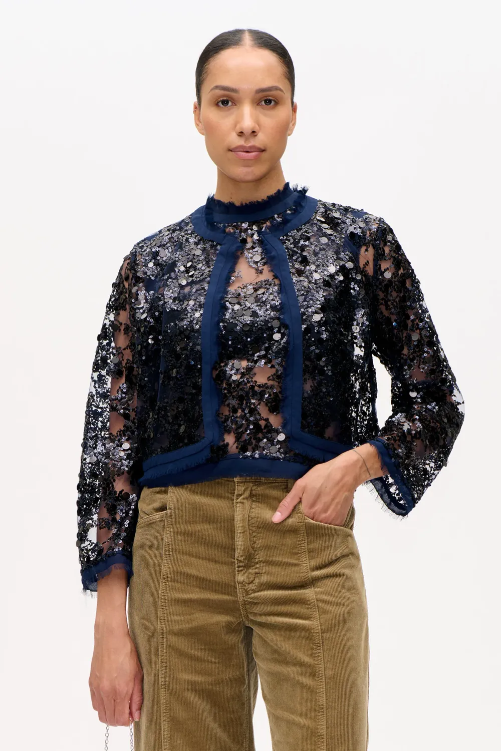 Bethina top - baritone blue  BAUM UND PFERDGARTEN