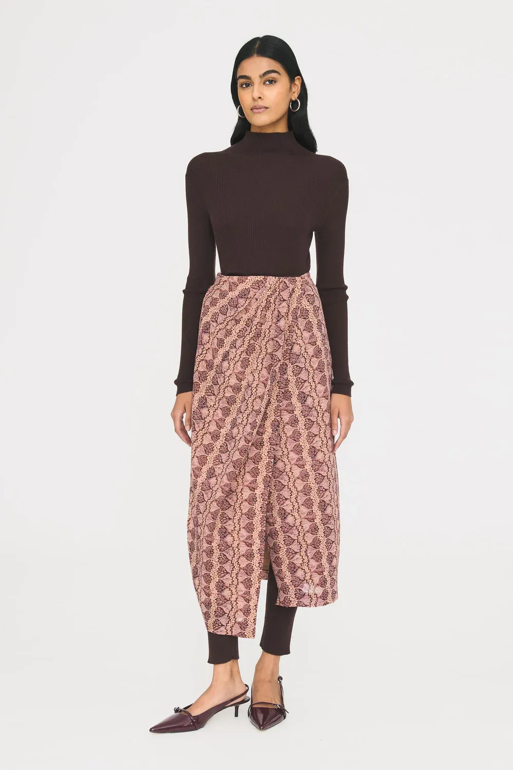 DALILA skirt - pink ANTIK BATIK