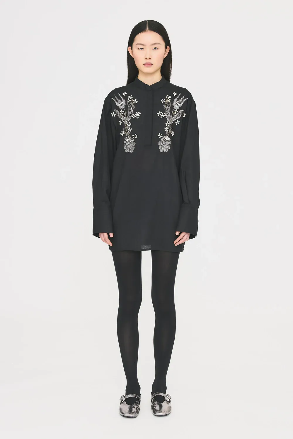 HENRIETTE Tunic - black ANTIK BATIK