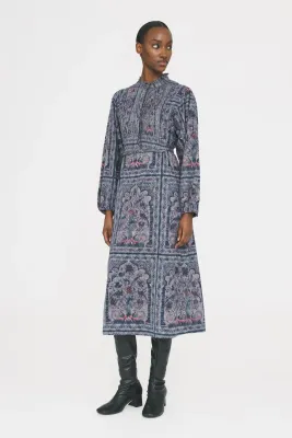 PIE dress - grey ANTIK BATIK