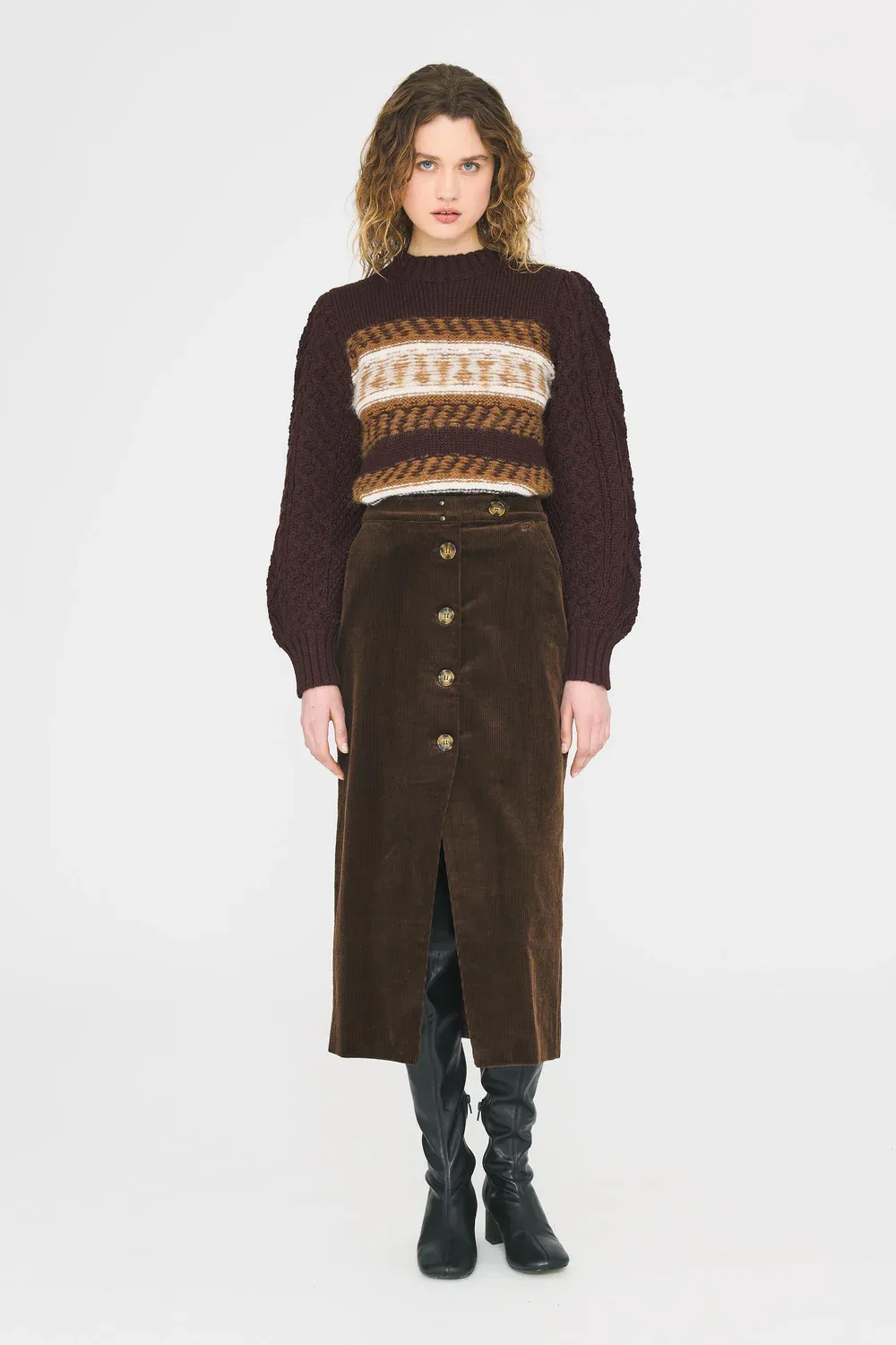 JAQ pull - brown ANTIK BATIK