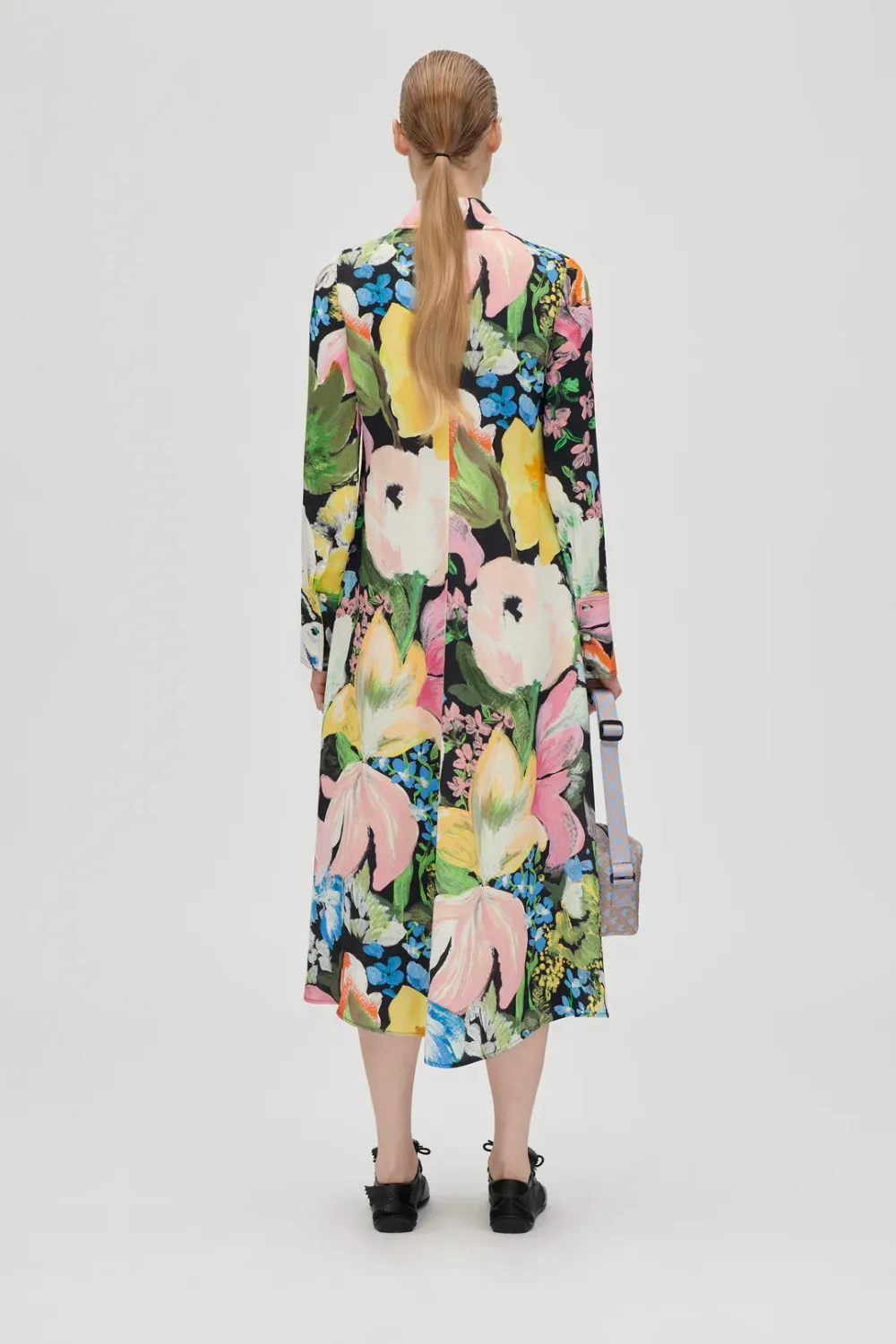 Front Placket Midi Polo Dress STINE GOYA