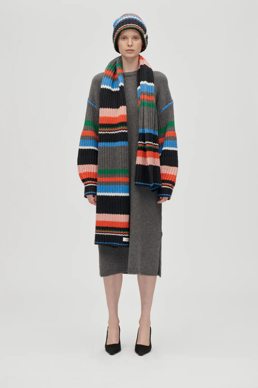 Crewneck Chunky Sleeve Dress STINE GOYA