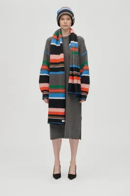 Crewneck Chunky Sleeve Dress STINE GOYA