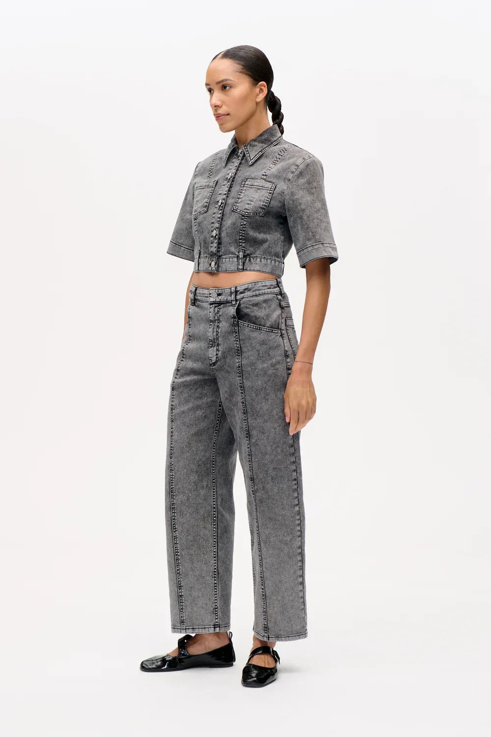 Majsa pants -washed black BAUM UND PFERDGARTEN