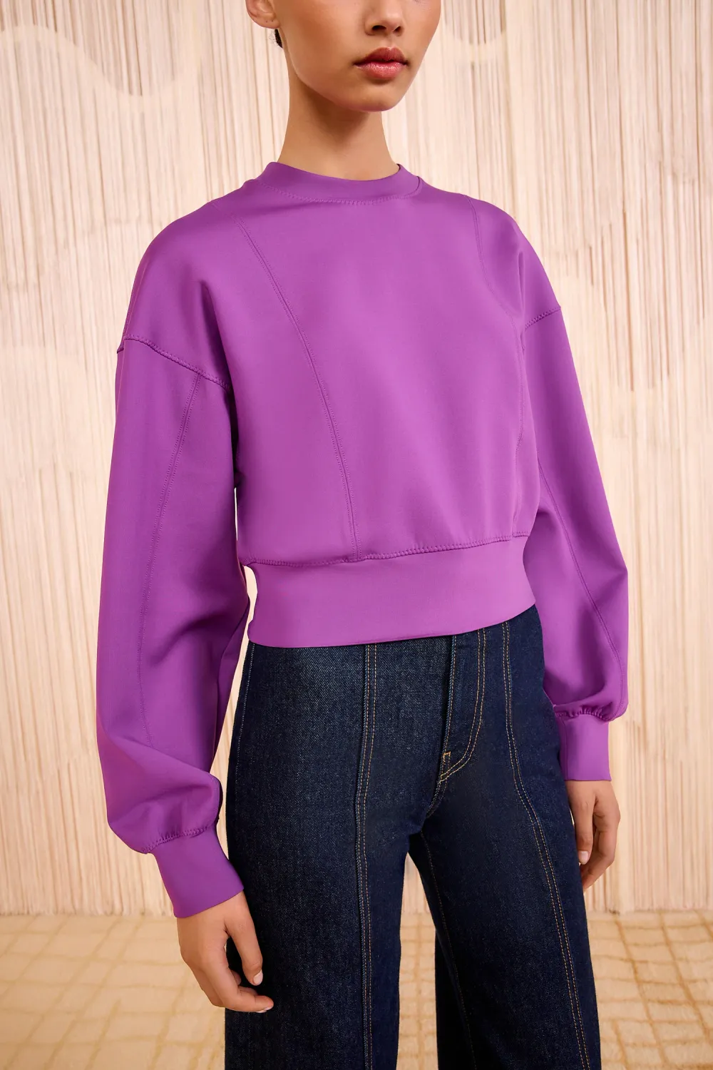 Axel Long Sleeve Top - Thistle ULLA JOHNSON
