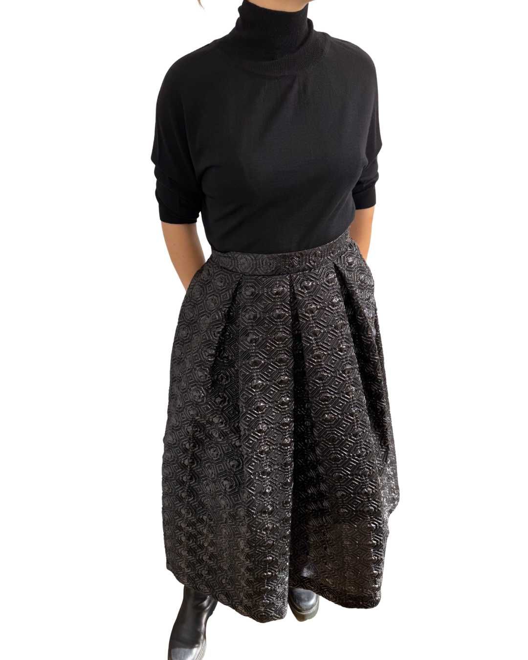 Luna Skirt - octagon black LUNATICA