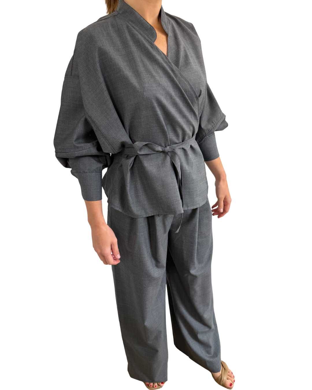 Archetype Trousers - grey fine woolJANUE