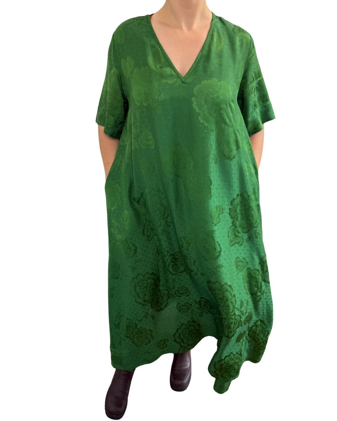 Dallas Dress - green Katerin Theys