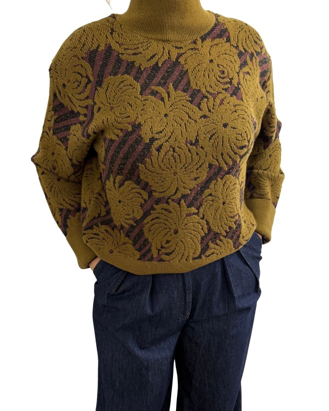 Termoli Sweater - khaki DRIES VAN NOTEN