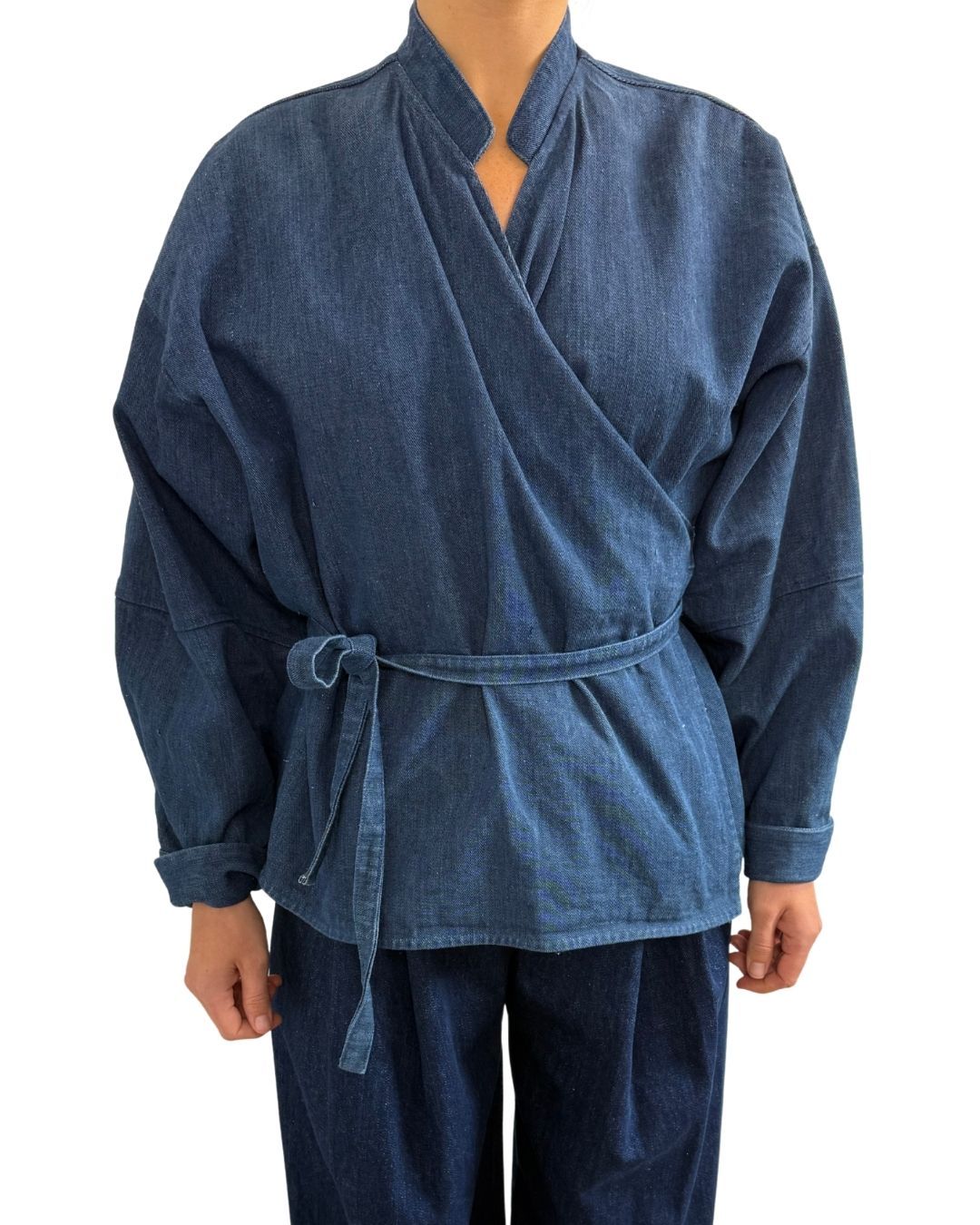 Archetype Top - blue denim JANUE
