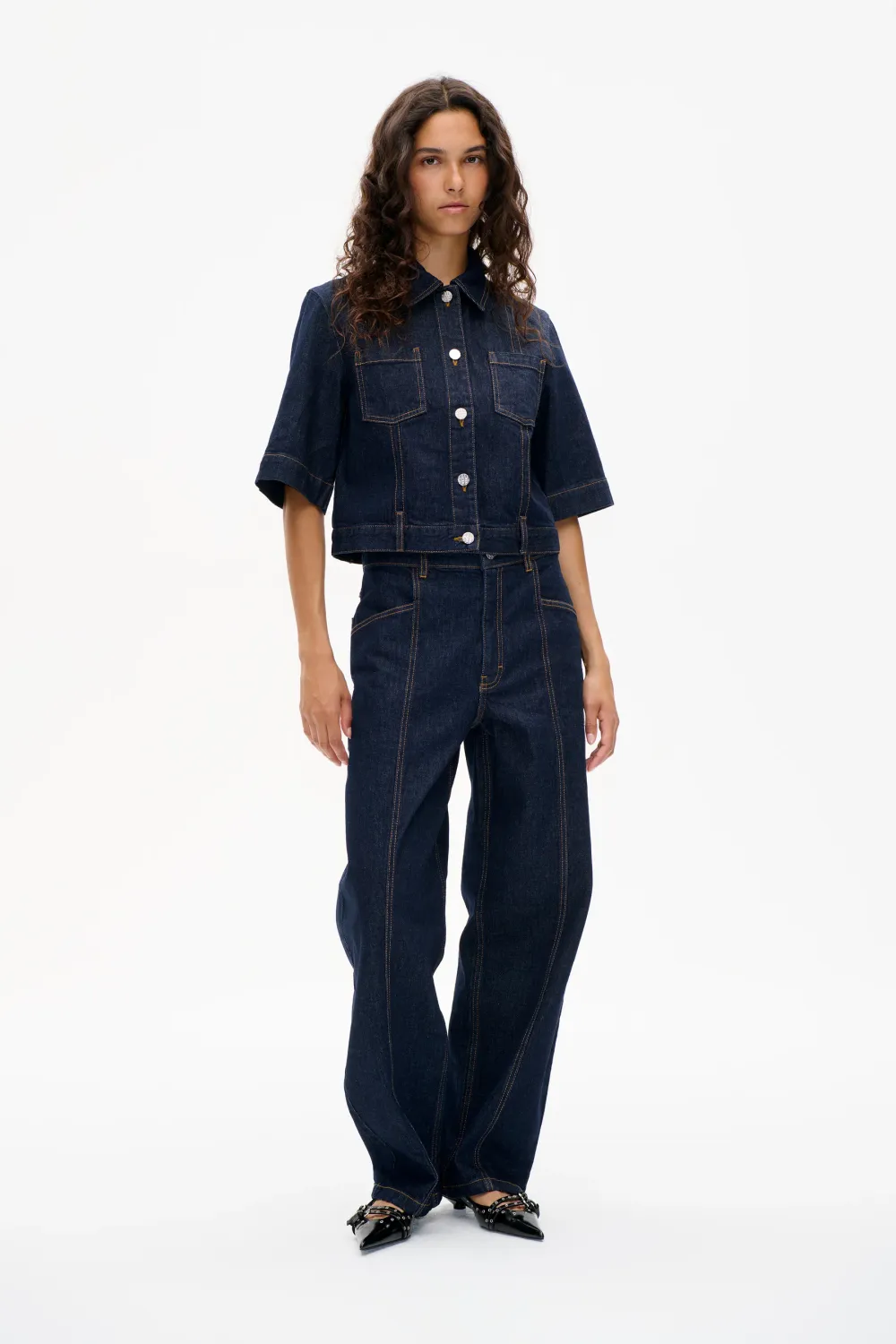 NO 05 Vest - dark denim wash BAUM UND PFERDGARTEN